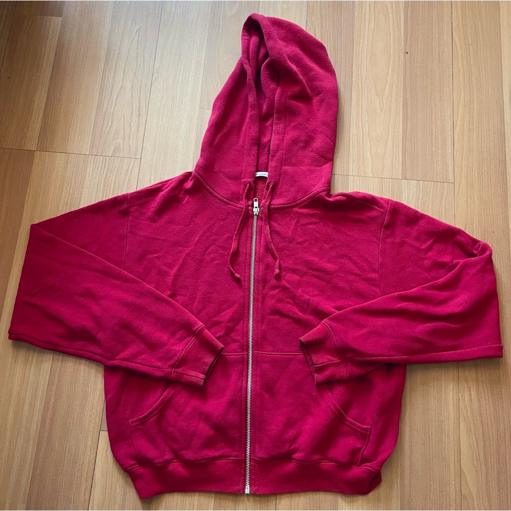 Reformation Zip Up Hoodie